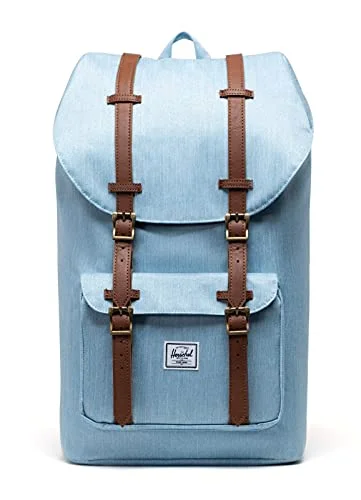 Herschel Little America, Light Denim Crosshatch, One Size