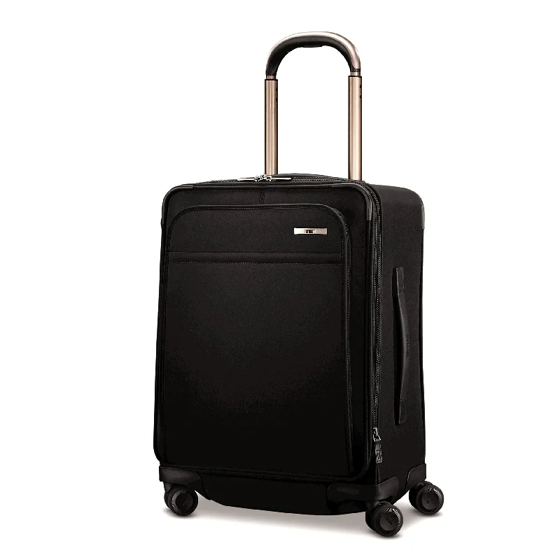 Hartmann Metropolitan 21" Domestic Carry-On Expandable Spinner (DEEP BLACK)