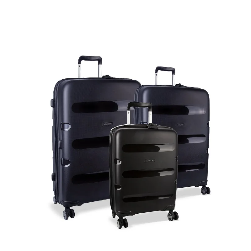 Cellini Cruze 3 Piece Luggage Set | Black