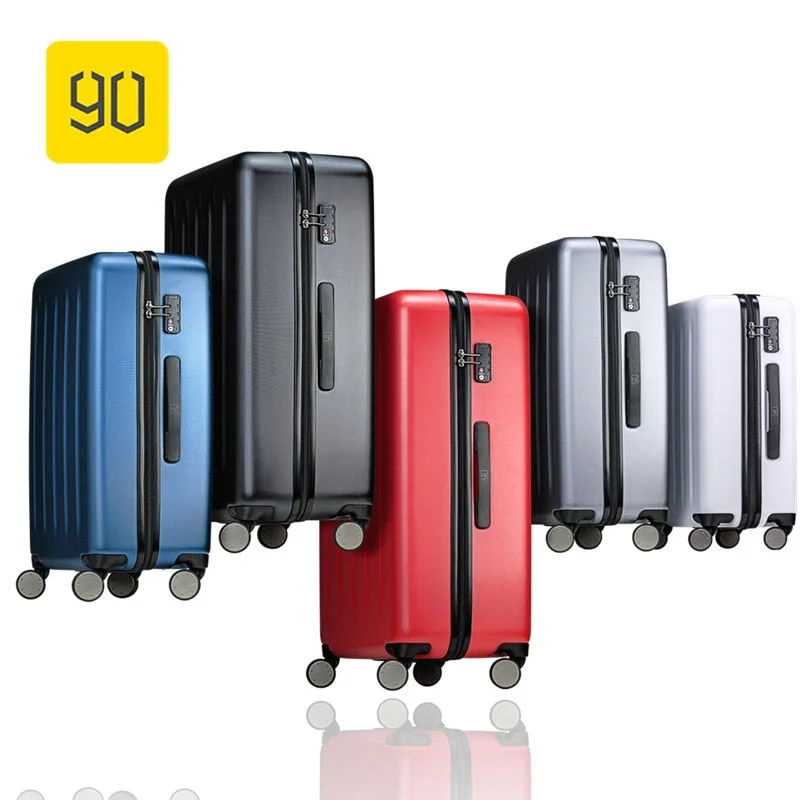 Xiaomi 90Fun Full Pc Rolling Luggage With Lock Spinner Lightweight High Strength Carry On