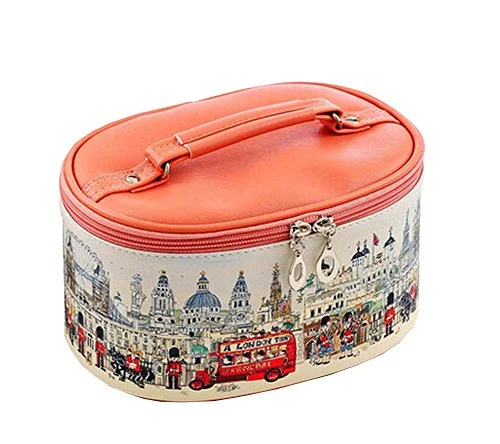 Household Essentials Grooming Travel Cosmetic Bag Pu Makeup Organizer London