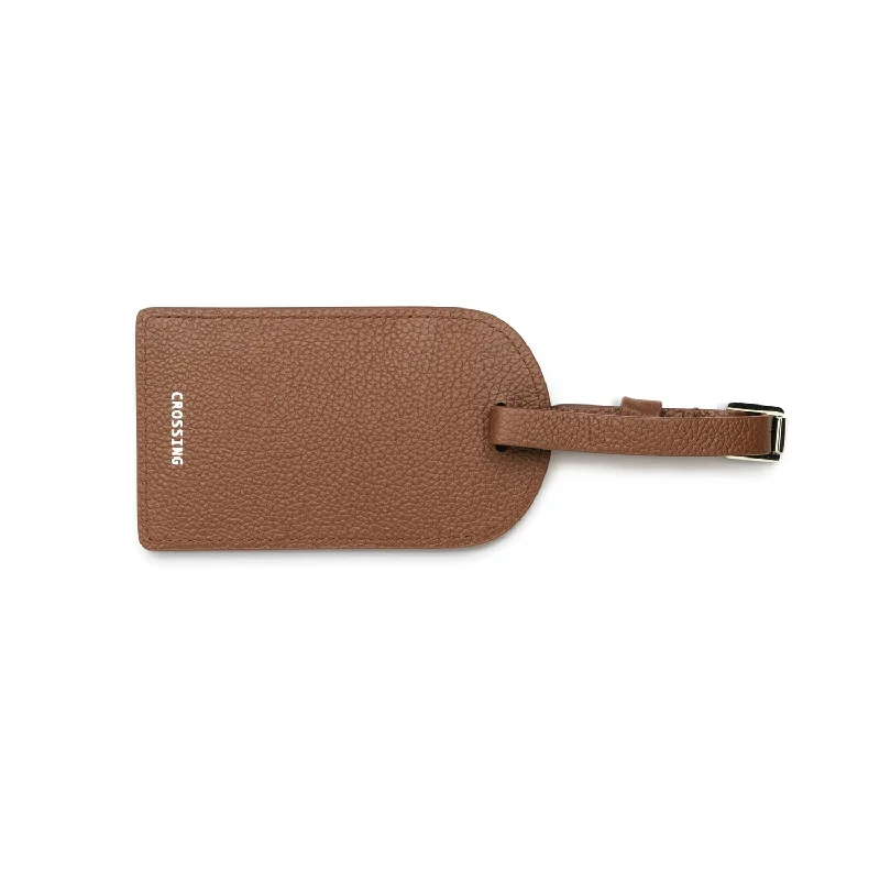 Crossing Milano Leather Luggage Tag