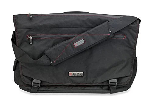 Ecbc Trident Laptop Messenger Bag For 14" Laptop, Tsa-Friendly, Black (B7203-10)