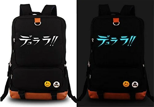 Siawasey Anime Durarara!! Cosplay Luminous Backpack Shoulder School Bag