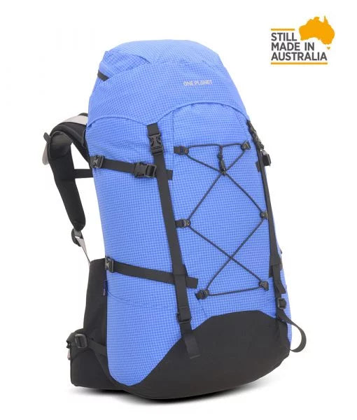 One Planet Extrovert 55L Hiking Backpack - Blue