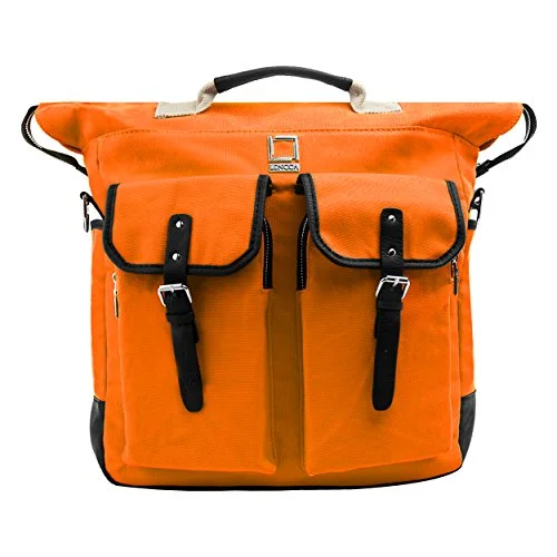 Lencca Phlox Laptop Messenger Bag For Lenovo Ideapad 15" Inch Laptop Tab(Orange)