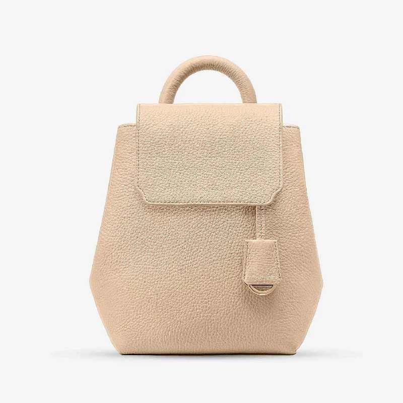 The Mini Soft Backpack - Saharan Nude