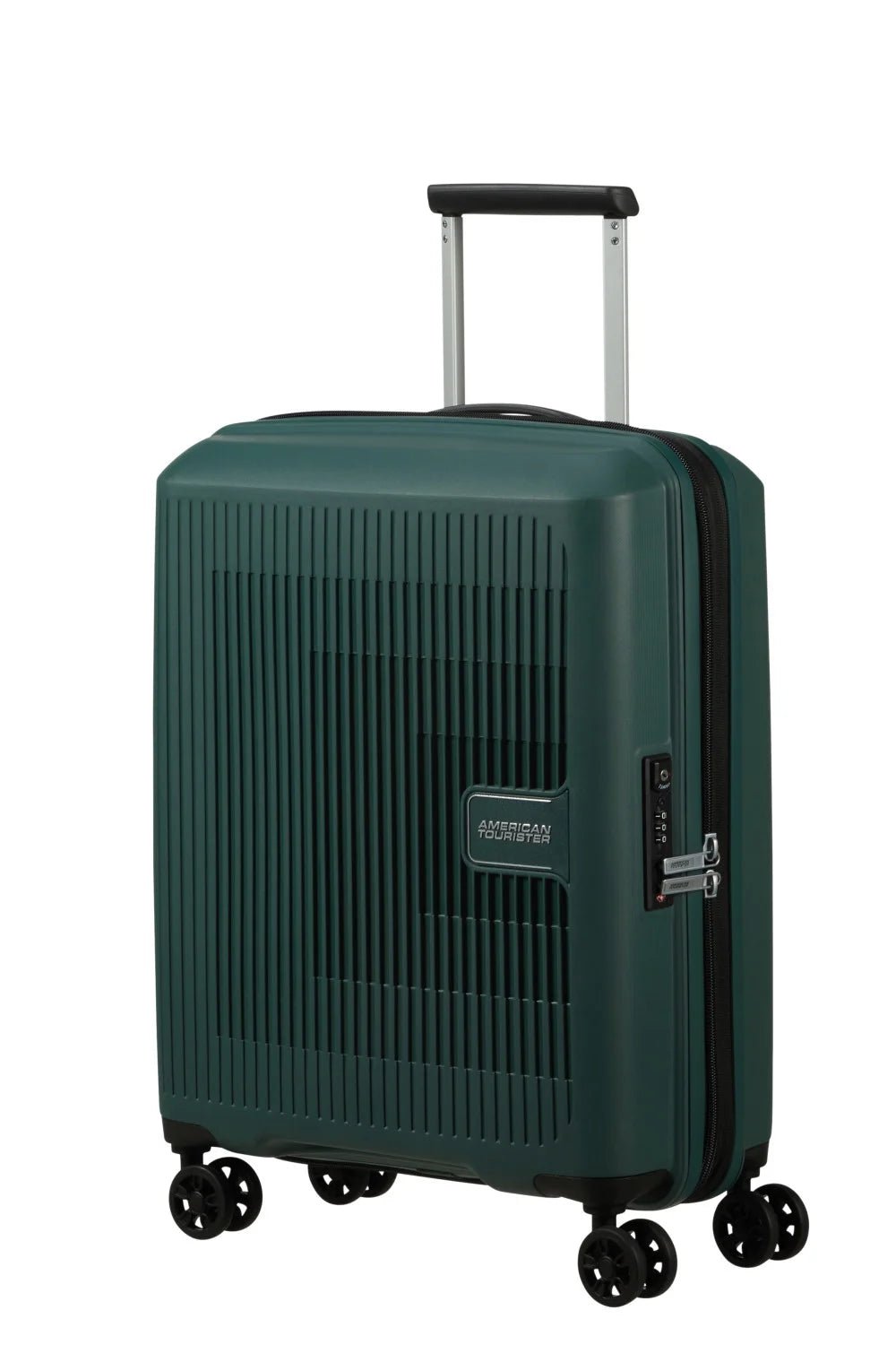 American Tourister Aerostep Expandable 55cm Cabin Spinner | Dark Forest