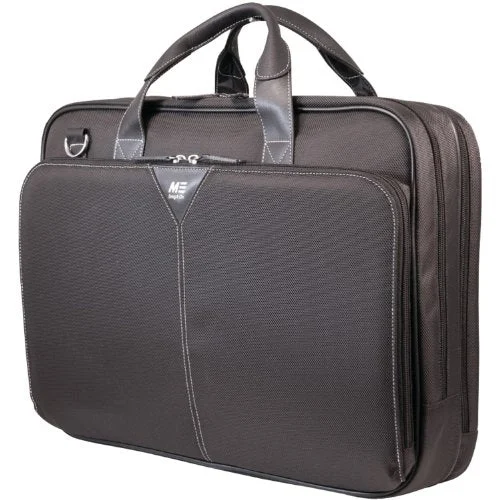 Mobile Edge 16-Inch Premium Nylon Laptop Briefcase - Black (Mebcnp1)