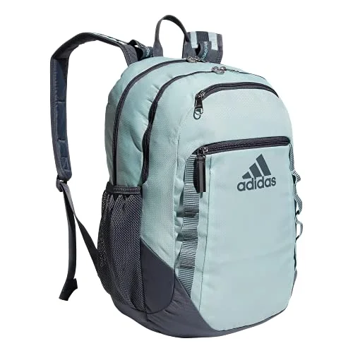 adidas Excel 6 Backpack, Halo Mint Green/Onix Grey, One Size