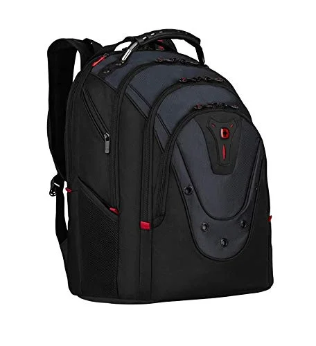 Swissgear Wenger Ibex 17" Laptop Deluxe Backpack With Tablet Pocket Black/Blue