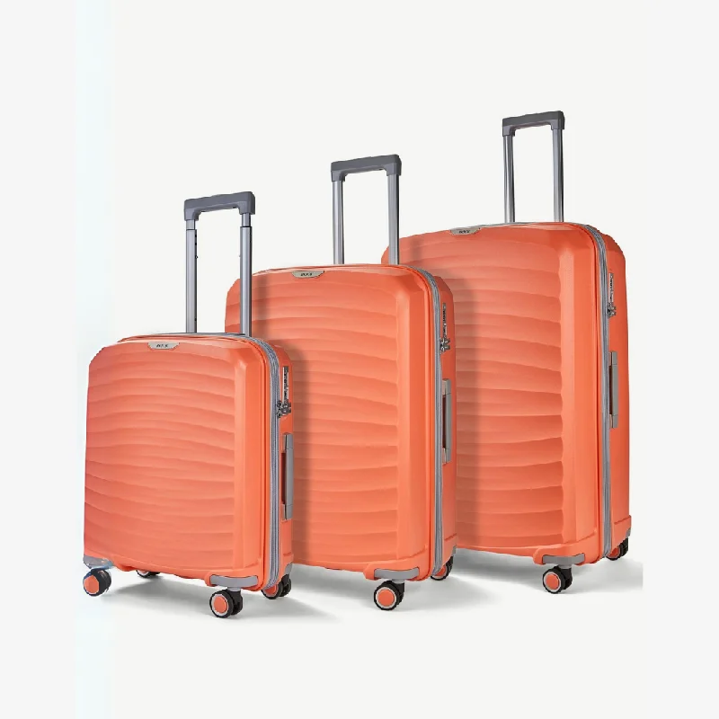 Sunwave Expandable Hardshell 3pc Set - Peach