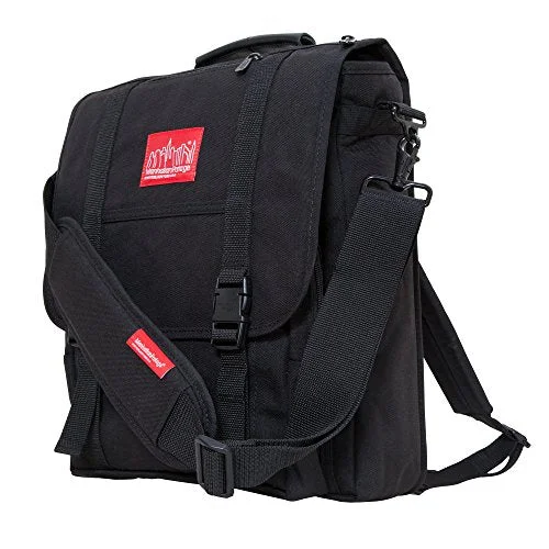 Manhattan Portage Commuter Laptop Bag W Back Zipper, Black, One Size