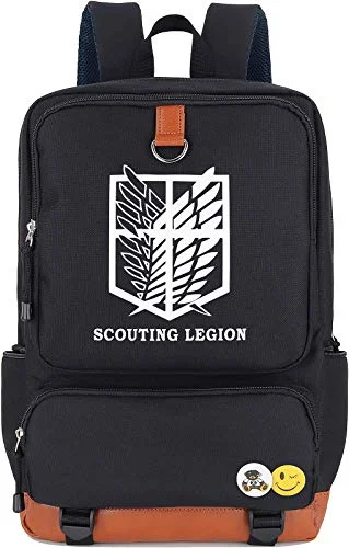 Roffatide Anime Attack on Titan Luminous Backpack Cosplay Scouting Legion Laptop Bag College School Bag