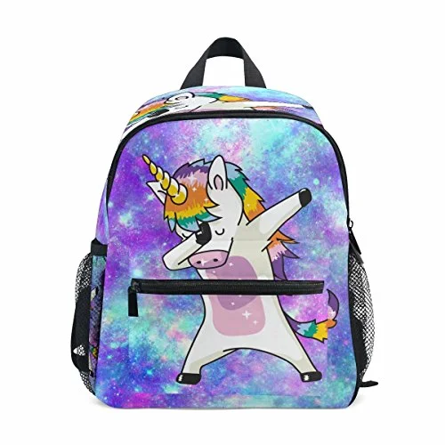 Mini Unicorn Backpack for Preschool Girls Toddlers Galaxy Cute School Bag Casual Backpack Purse for Kindergarten Kids Women Boys