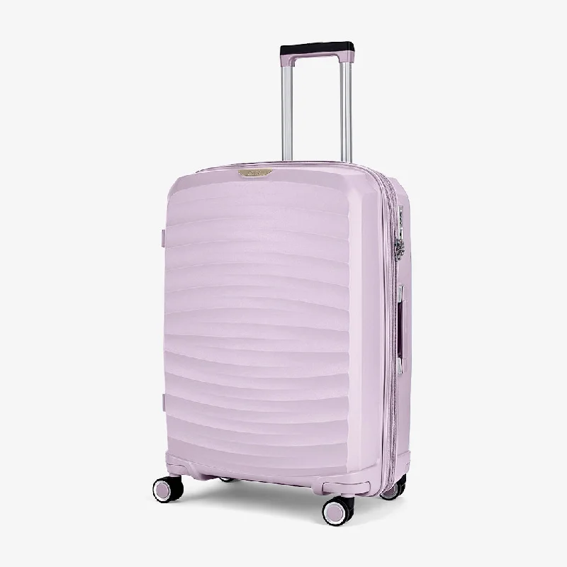 Sunwave Expandable Hardshell Medium Suitcase 66cm - Lilac