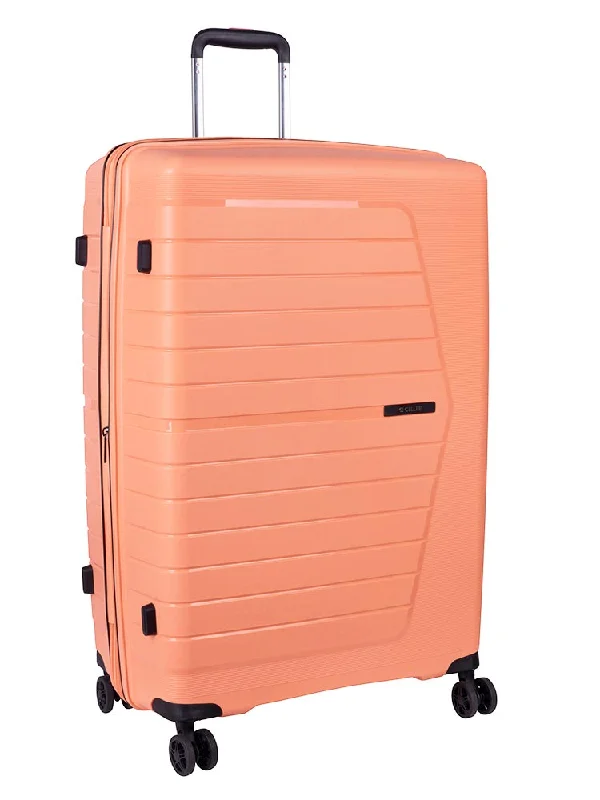 Cellini Starlite Large 4 Wheel Trolley Case | Peach Fuzz