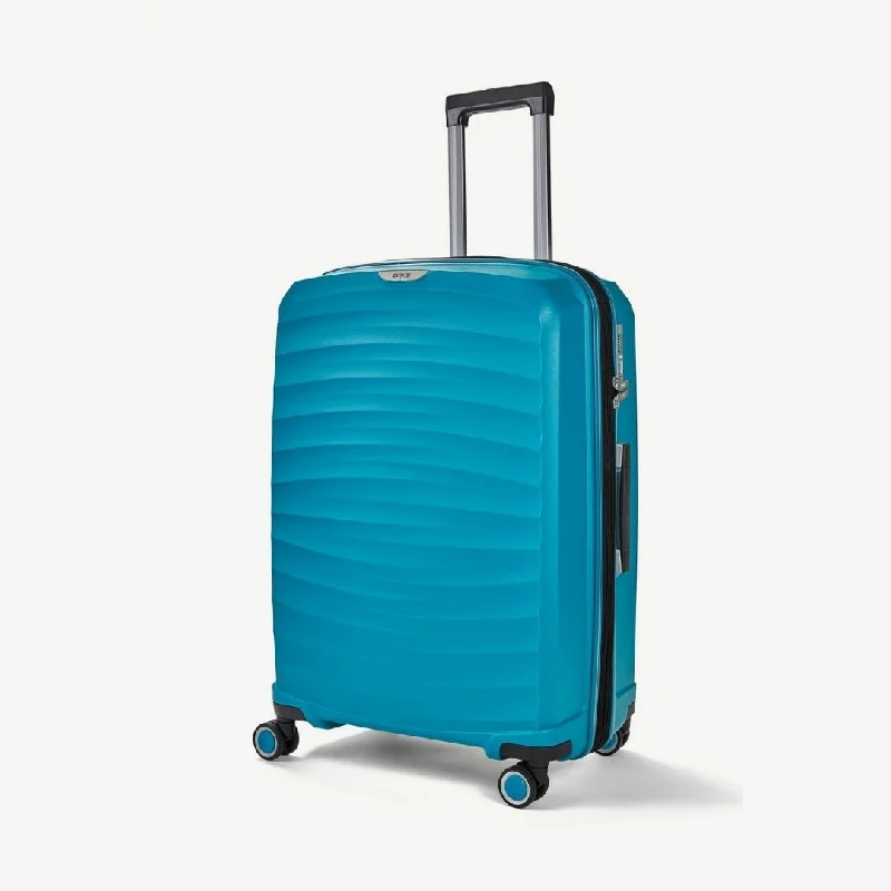 Sunwave Expandable Hardshell Medium Suitcase 66cm - Blue