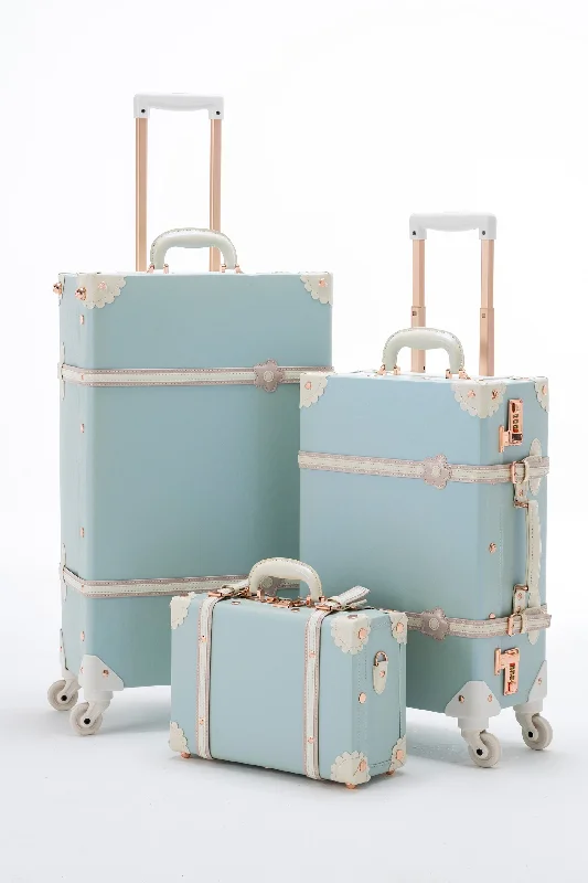 SarahFace 3 Pieces Luggage Sets - Sky Blue's