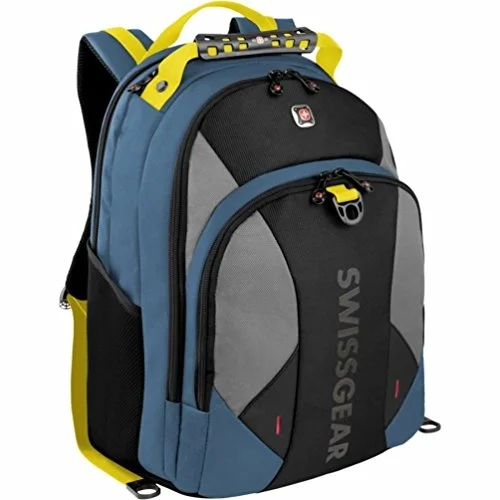 SwissGear Pulsar Backpack with 16" Padded Laptop Pocket (Dark Blue/Chart)