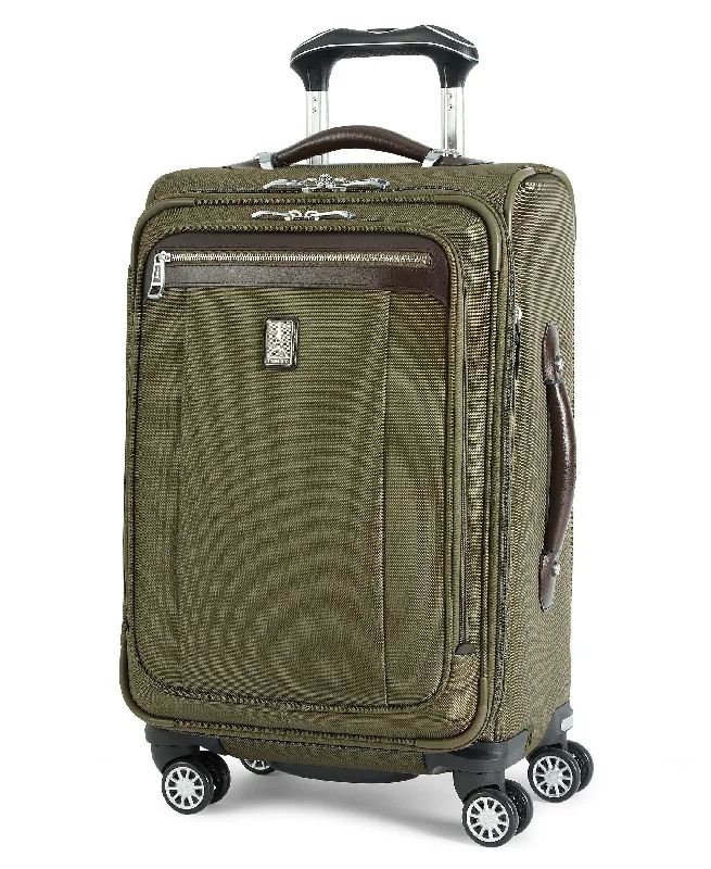 Travelpro Platinum Magna 2 Carry-On Expandable Spinner Suiter Suitcase, 21-in., Olive