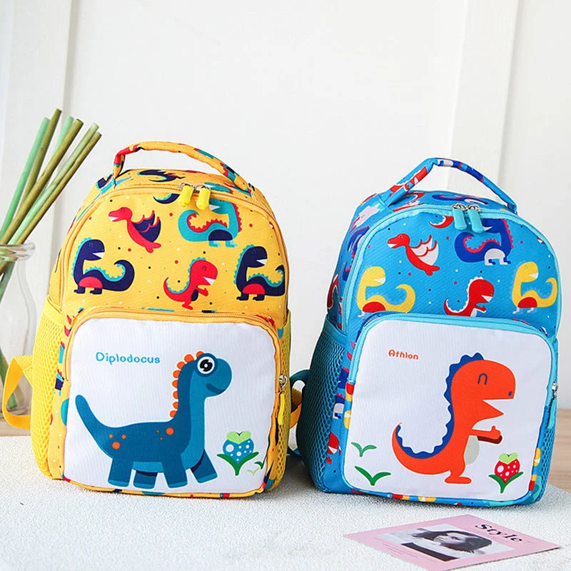 New Dragon Children's Pack Cartoon Kindergarten 3-7 years old men and women baby backpack Korean anti-walking backpack