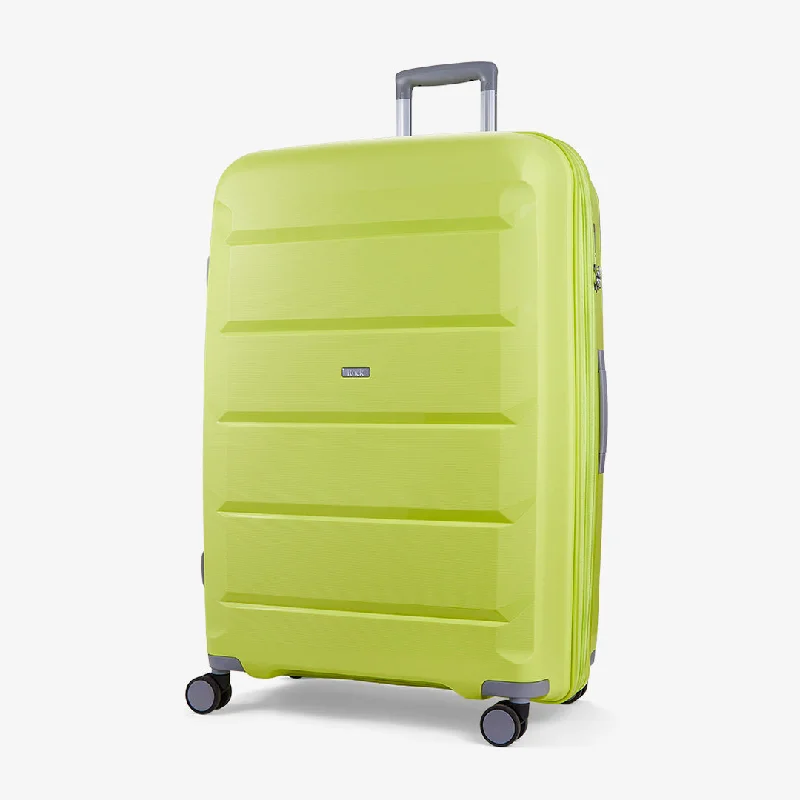 Tulum Expandable Hardshell Large Suitcase 78cm - Lime Green