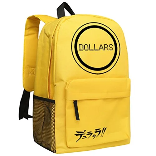 Gumstyle Drrr Durarara Backpack Anime School Bag Classic Schoolbag Yellow