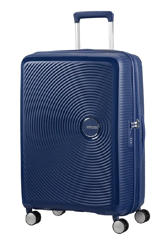 American Tourister Soundbox 67cm Medium Spinner-Expandable | Midnight Navy