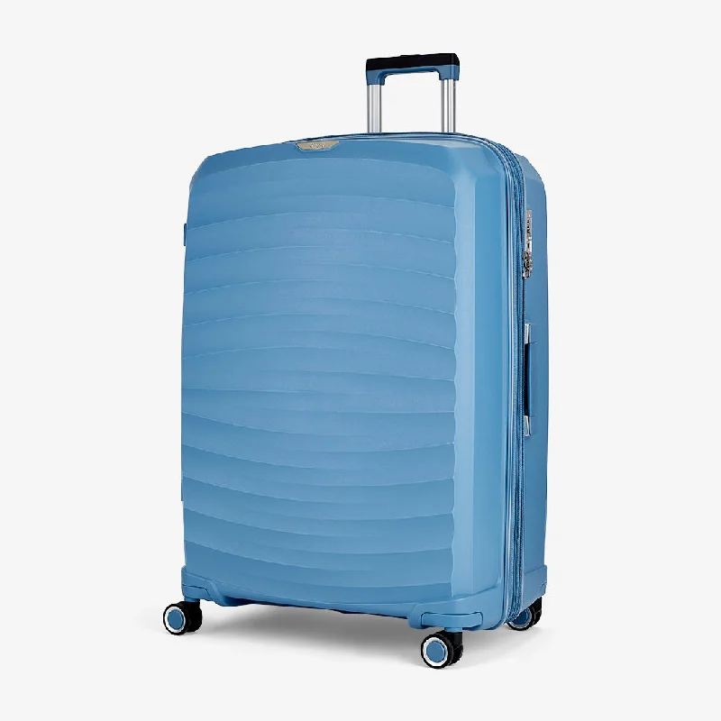 Sunwave Expandable Hardshell Large Suitcase 79cm - Pastel Blue