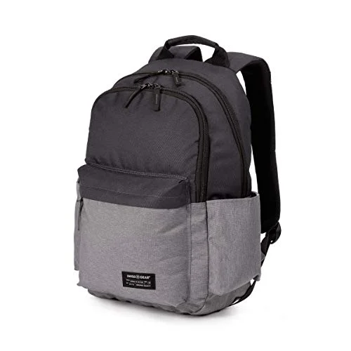 SWISSGEAR 2789 Laptop Backpack, Fits 13 Inch Laptop - Grey/Black