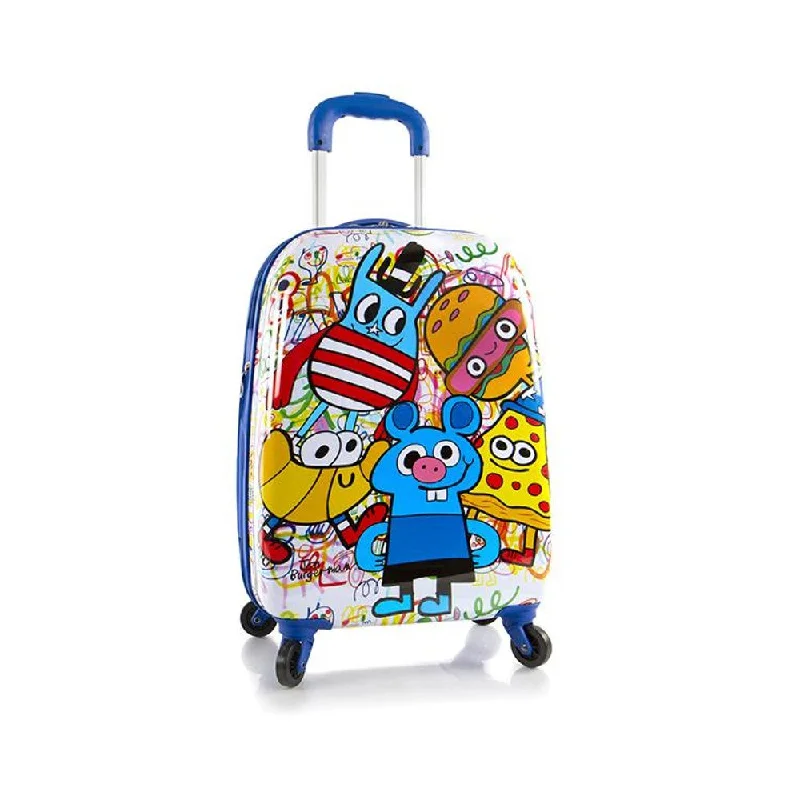 Heys Jon Burgerman Unisex 20" Hardside Spinner Expandable Carry On Luggage