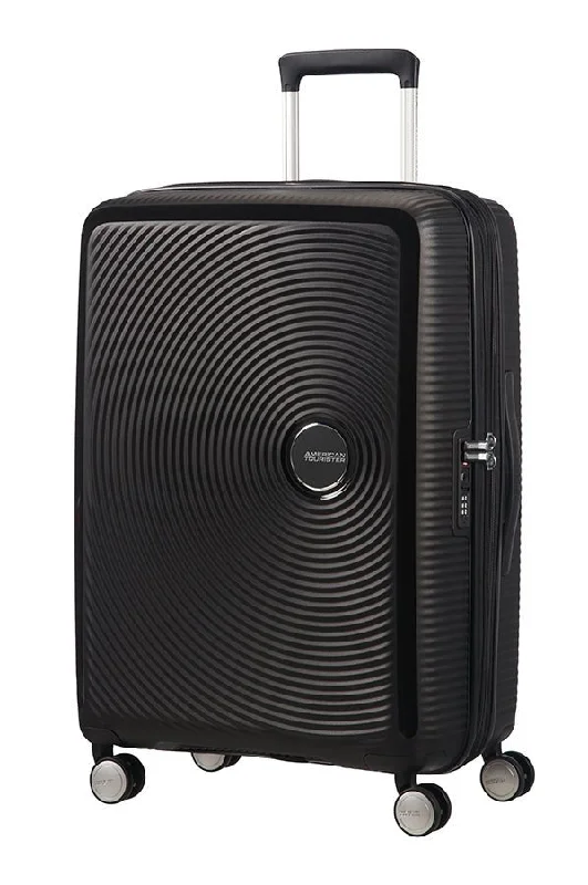 American Tourister Soundbox 67cm Medium Spinner-Expandable | Bass Black