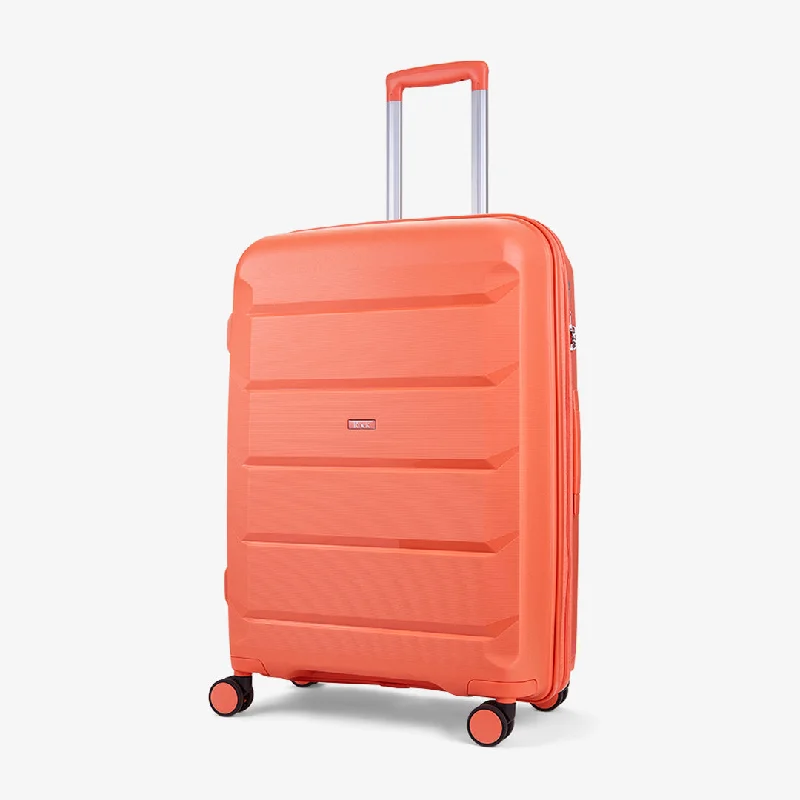 Tulum Expandable Hardshell Medium Suitcase 66cm - Peach